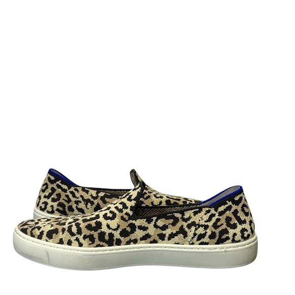 Rothy's The Original Slip On Sneaker Desert Cat Leopard Cheetah Women's Size 8.5 - Picture 5 of 10